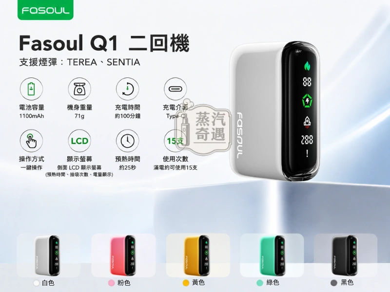 Fasoul Q1 二回機產品展示