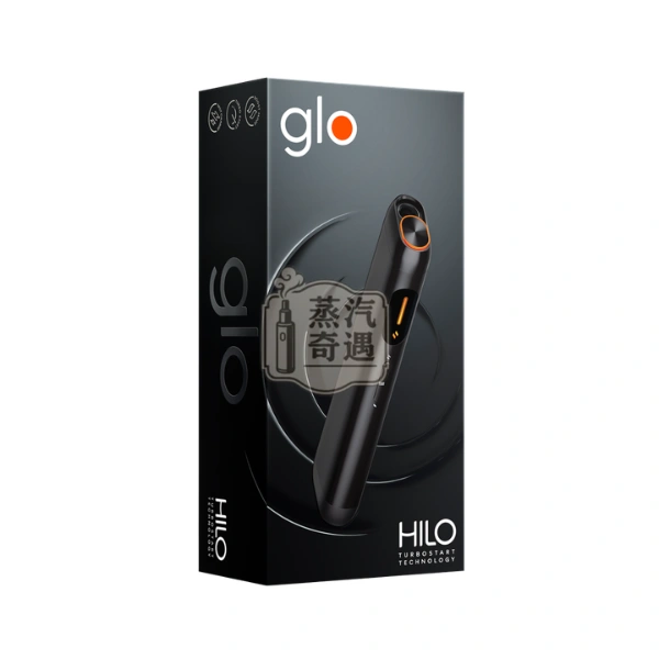Glo HILO 一體式加熱菸主機黑色包裝盒