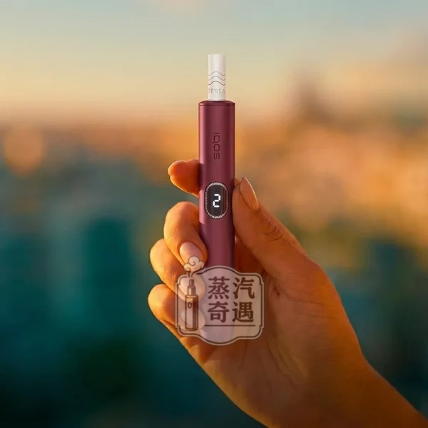 IQOS ILUMA I PRIME高階款石榴紅主機觸摸屏展示