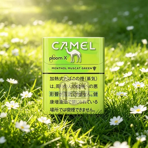 Ploom煙彈口味CAMEL Menthol Muscat麝香葡萄特寫