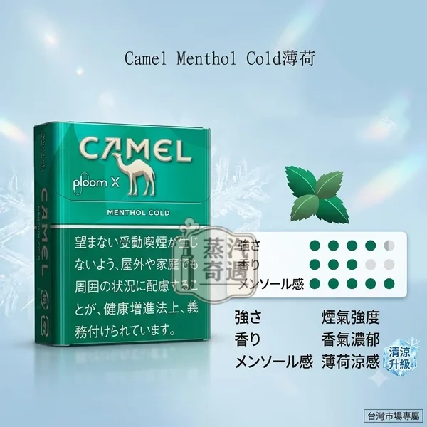 Ploom煙彈口味Camel Menthol Cold 淡薄荷Ploom AURA主機專用